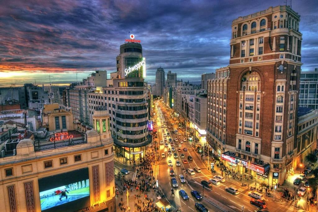New Quiet Apartment Free Wifi In Gran Via Downtown Madrid Exterior foto